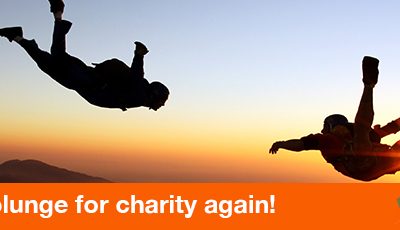 Taking the plunge for charity!