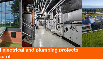 The commercial electrical and plumbing projects we’re most proud of