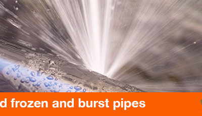 How to avoid frozen and burst pipes
