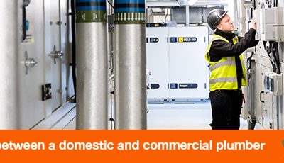 The differences between a domestic and commercial plumber