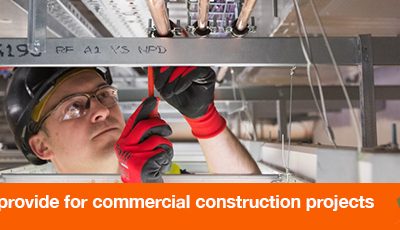 The services we provide for commercial construction projects